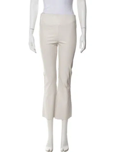 Pre-owned Sprwmn Lamb Leather Wide Leg Pants In Neutral