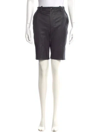 Pre-owned Sprwmn Lambskin Knee-length Shorts In Gray