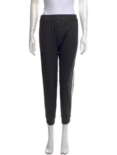 Pre-owned Sprwmn Leather Skinny Leg Pants In Black