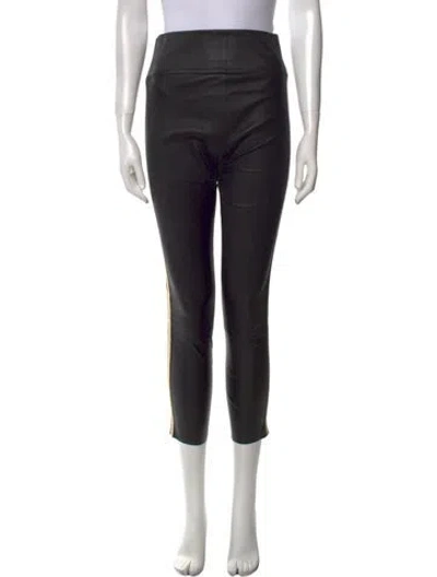 Pre-owned Sprwmn Leather Skinny Leg Pants In Multi