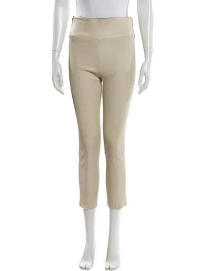 Pre-owned Sprwmn Leather Skinny Leg Pants In Neutral