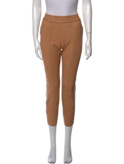 Pre-owned Sprwmn Leather Skinny Leg Pants In Neutral