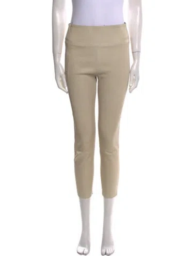 Pre-owned Sprwmn Leather Skinny Leg Pants In Neutral