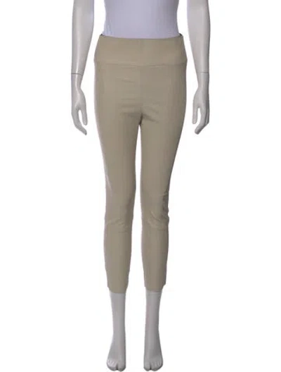 Pre-owned Sprwmn Leather Skinny Leg Pants In Neutral