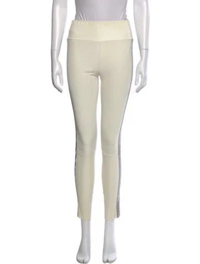 Pre-owned Sprwmn Leather Skinny Leg Pants In Neutral