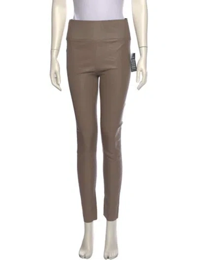 Pre-owned Sprwmn Leather Skinny Leg Pants W/ Tags In Neutral