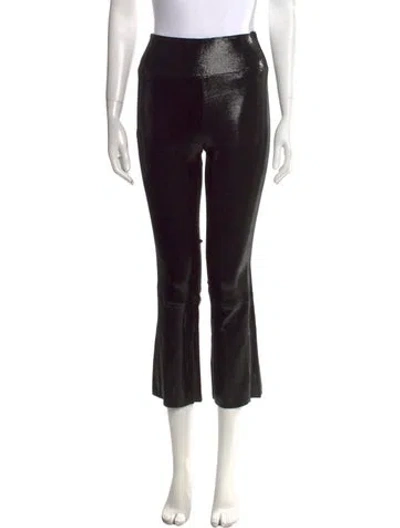 Pre-owned Sprwmn Leather Straight Leg Pants In Multi