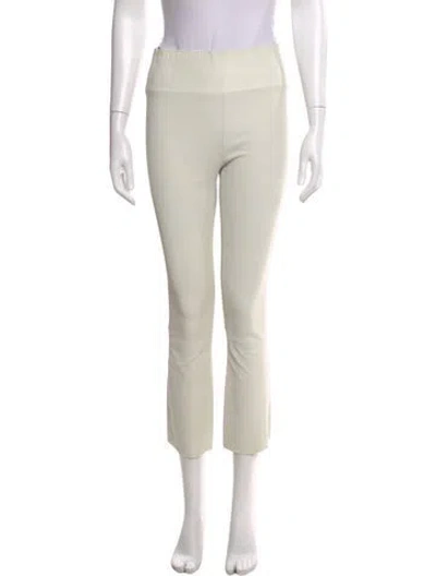 Pre-owned Sprwmn Leather Straight Leg Pants In Neutral