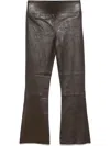 Sprwmn Leather Trousers In Braun