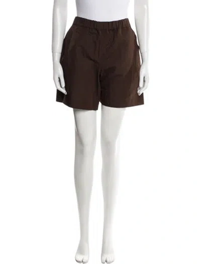Pre-owned Sprwmn Linen Knee-length Shorts In Brown