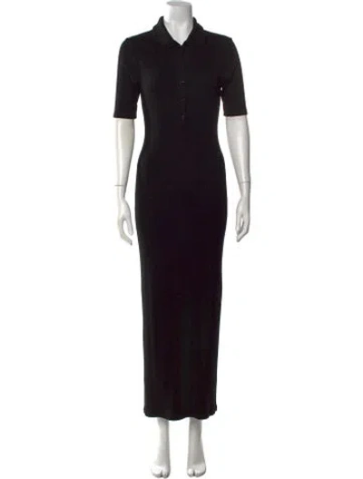 Pre-owned Sprwmn Long Dress In Black