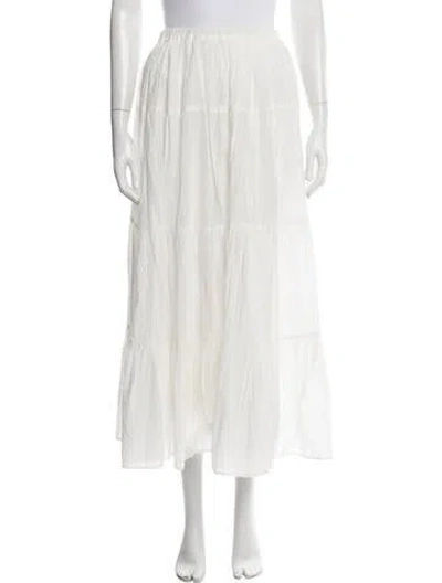 Pre-owned Sprwmn Long Skirt In White