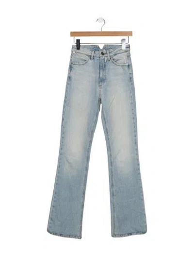 Pre-owned Sprwmn Micro Flare Flared Jeans In Blue