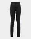 Sprwmn Micro Flare Leather Pants In Black
