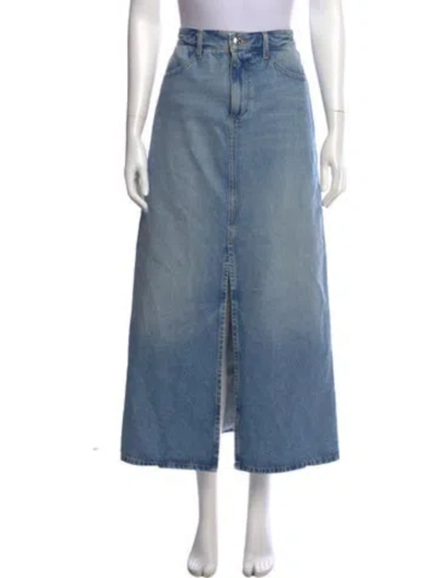 Pre-owned Sprwmn Midi Length Skirt In Blue