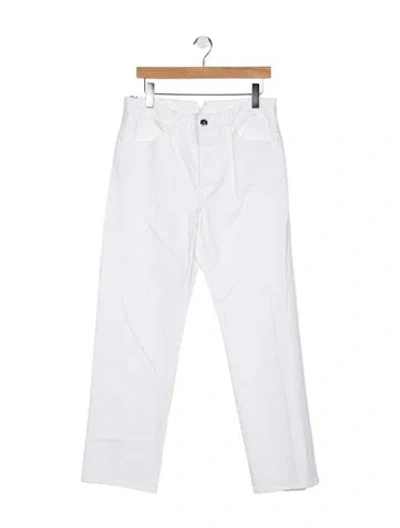 Pre-owned Sprwmn Mid-rise Straight Leg Jeans In Blue