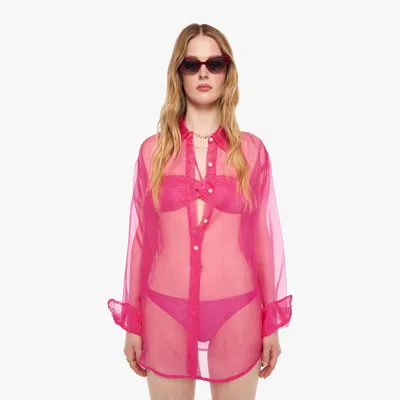 Sprwmn Oversized Shirt Hot In Pink