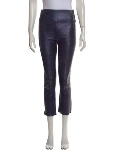Pre-owned Sprwmn Patterned Flared Pants In Black