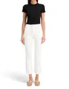 Sprwmn Crop Flare Pants White In White