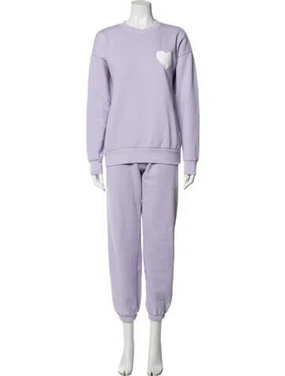 Pre-owned Sprwmn Set In Purple/white