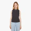 Sprwmn Shrunken Vest Shirt In Black