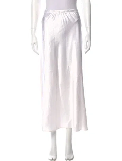 Pre-owned Sprwmn Silk Midi Length Skirt W/ Tags In Neutral