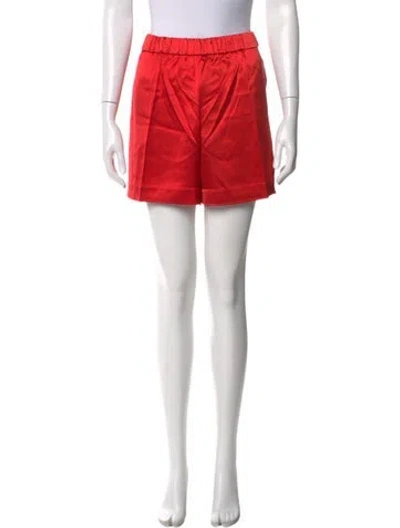 Pre-owned Sprwmn Silk Mini Shorts W/ Tags In Red