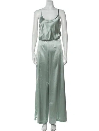 Pre-owned Sprwmn Silk Pant Set W/ Tags In Blue
