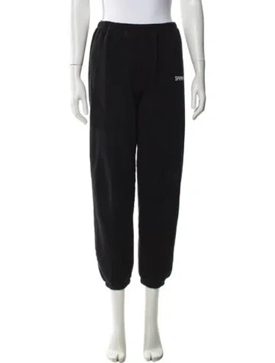 Pre-owned Sprwmn Skinny Leg Pants In Black