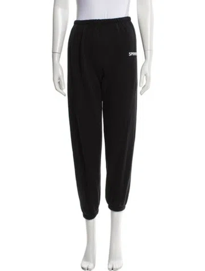 Pre-owned Sprwmn Skinny Leg Pants In Black