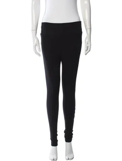 Pre-owned Sprwmn Skinny Leg Pants In Black