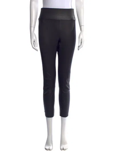 Pre-owned Sprwmn Skinny Leg Pants In Black