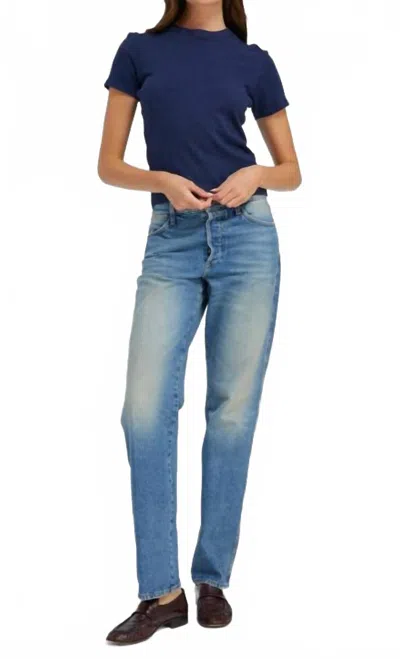 Sprwmn Slim Boyfriend Jean In Kate In Blue