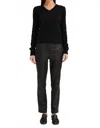 Sprwmn Sophia Cigarette Legging In Black In Black