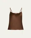 Sprwmn Spaghetti Strap Silk Cami