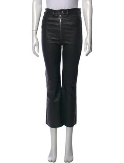 Pre-owned Sprwmn Straight Leg Pants In Black
