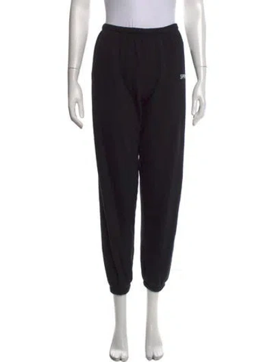 Pre-owned Sprwmn Straight Leg Pants In Black