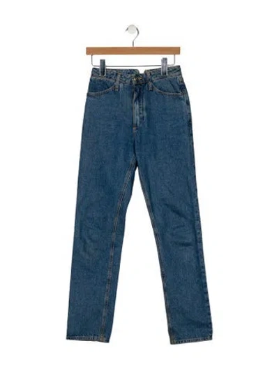 Pre-owned Sprwmn Straight Leg Pants In Blue