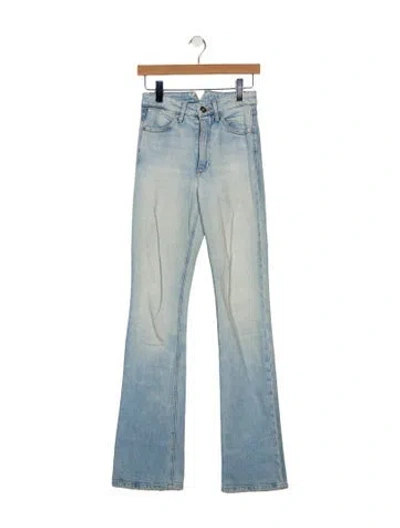 Pre-owned Sprwmn Straight Leg Pants In Blue