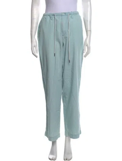 Pre-owned Sprwmn Straight Leg Pants In Blue