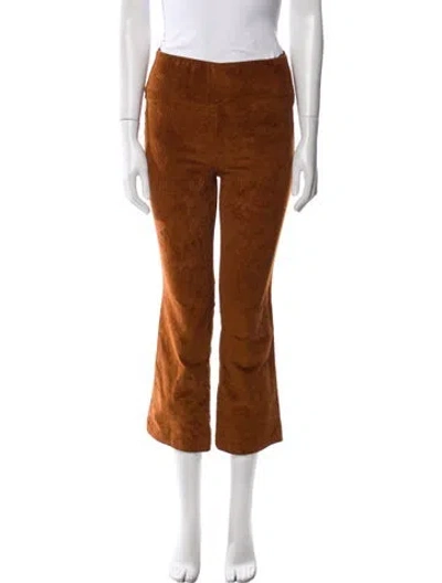 Pre-owned Sprwmn Straight Leg Pants In Brown