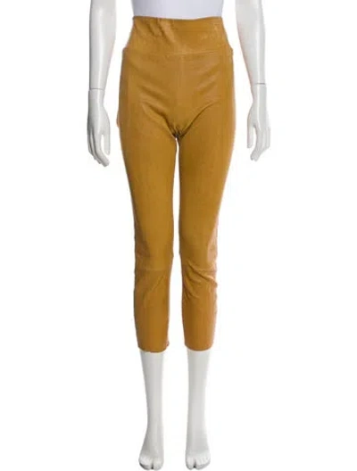 Pre-owned Sprwmn Straight Leg Pants In Brown