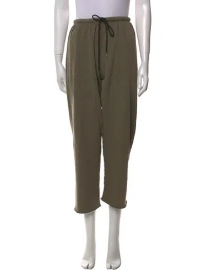 Pre-owned Sprwmn Straight Leg Pants In Green