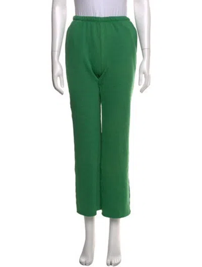 Pre-owned Sprwmn Straight Leg Pants In Green