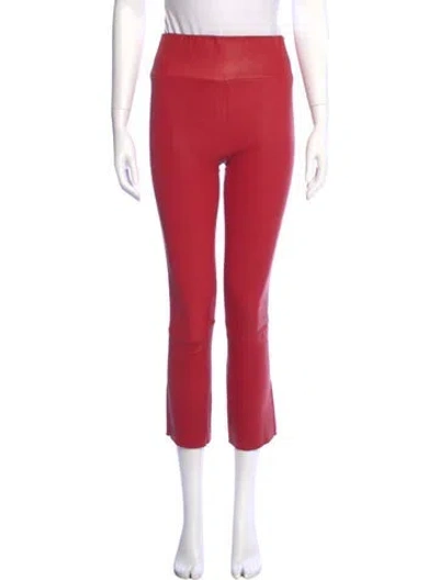 Pre-owned Sprwmn Straight Leg Pants In Red
