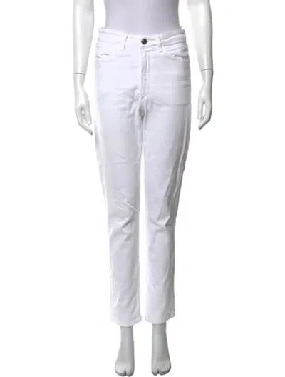 Pre-owned Sprwmn Straight Leg Pants In White