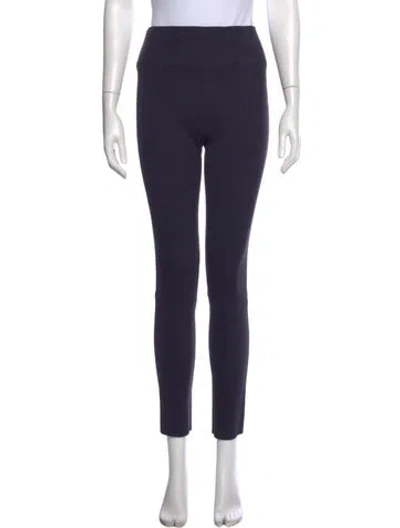 Pre-owned Sprwmn Suede Skinny Leg Pants In Blue