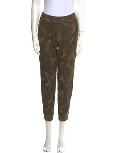 Pre-owned Sprwmn Suede Skinny Leg Pants In Multi