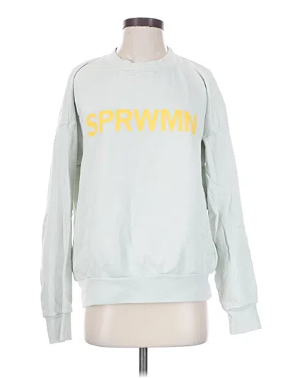 Pre-owned Sprwmn Sweatshirt In Green