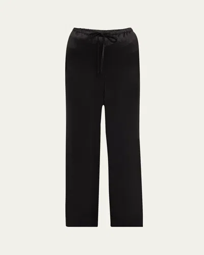 Sprwmn The Kauai Silk Pants In Black